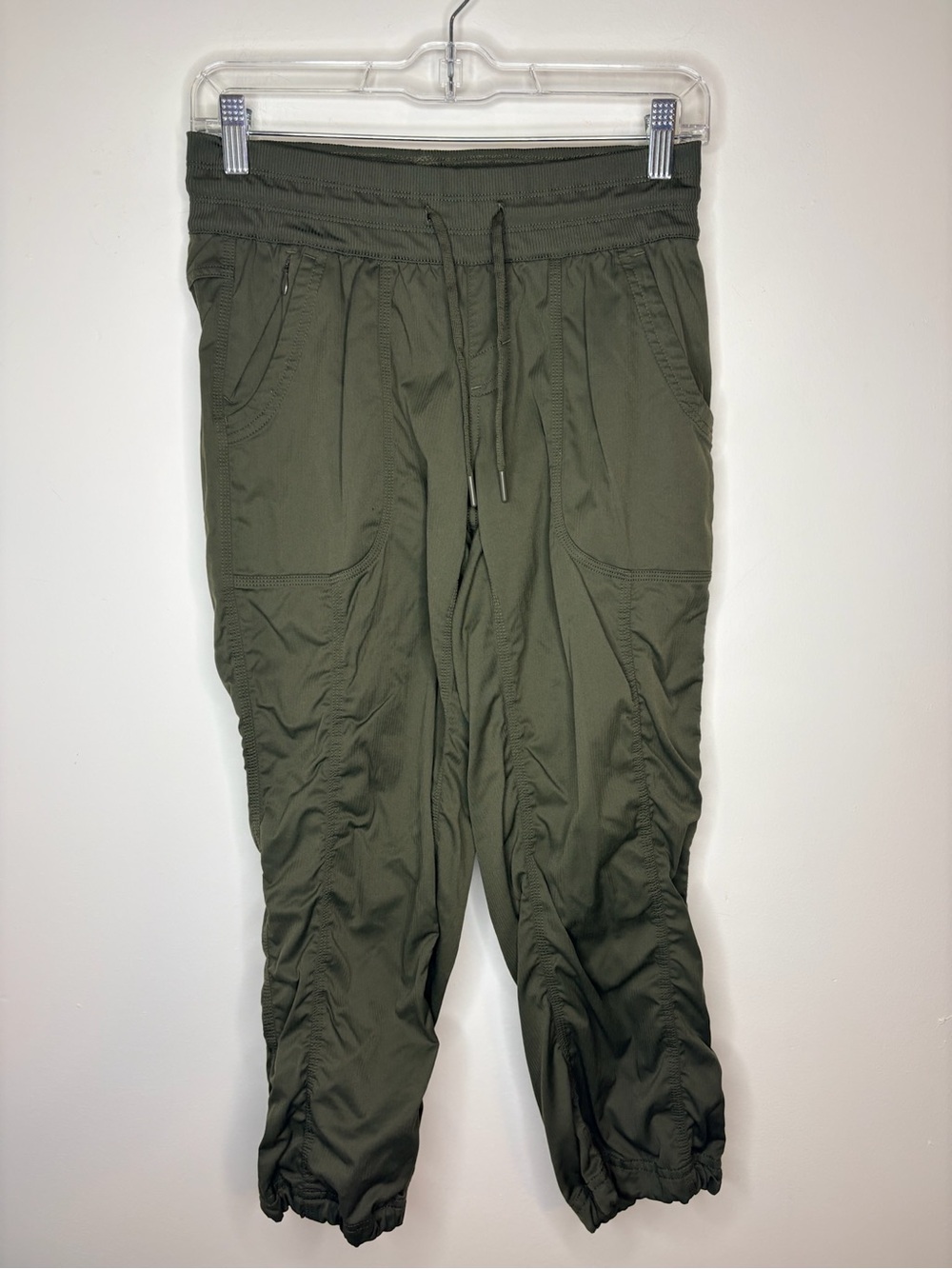 The North Face Olive Green Aphrodite Capri pants Size Small